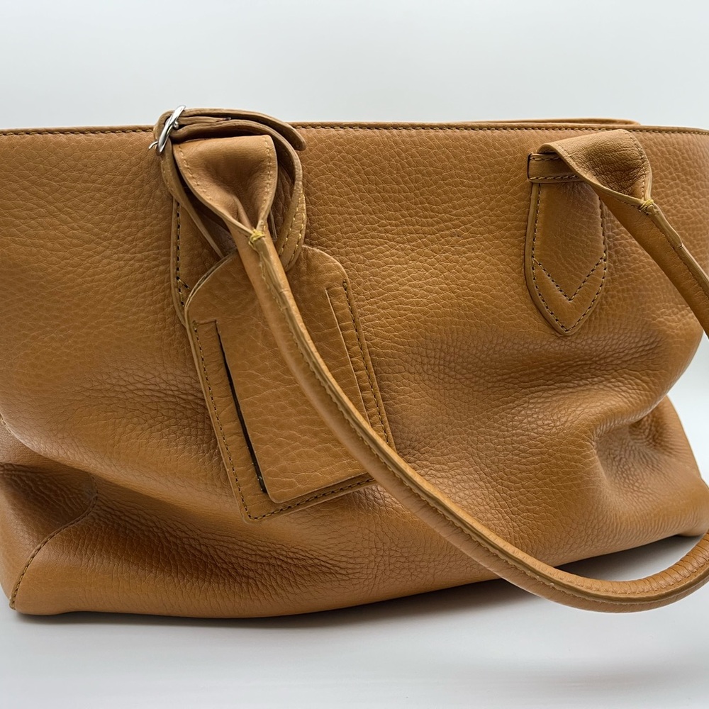 Cole Haan Tan Leather Tote Bag - Picture 3 of 6